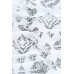 White Tribal Geometric Print Tiered Frilled V Neck Tank Top