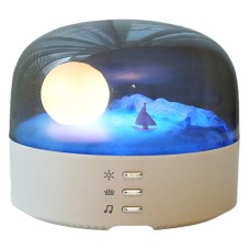 LED Warm Light Table Moon Lamp Decorative Table Light for Reading Room Bedside Living Room Night Light Bluetooth Speaker Lamp
