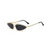 Triangle Sunglasses Women Double Bridge Small Frame Sun Glasses Retro Design Outdoor UV400 Shades for Ladies
