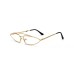 Triangle Sunglasses Women Double Bridge Small Frame Sun Glasses Retro Design Outdoor UV400 Shades for Ladies