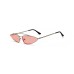 Triangle Sunglasses Women Double Bridge Small Frame Sun Glasses Retro Design Outdoor UV400 Shades for Ladies