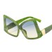 Large irregular frame new women's sunglasses butterfly cat eyes
