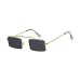 Rectangle Women's Sunglasses Single Bridge Sun Glasses Vintage Design Tiny Frame Shades Oculos De Sol for Ladies