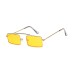 Rectangle Women's Sunglasses Single Bridge Sun Glasses Vintage Design Tiny Frame Shades Oculos De Sol for Ladies