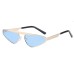 Sunglasses, Female Personality Triangle Street Photo Glasses, Small Frame Sunglasses