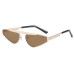Sunglasses, Female Personality Triangle Street Photo Glasses, Small Frame Sunglasses