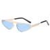 Sunglasses, Female Personality Triangle Street Photo Glasses, Small Frame Sunglasses