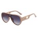 Fashionable and versatile sunglasses large frame one piece toad mirror UV resistant personalized sunglasses for women Fashionable and versatile sunglasses large frame one piece toad mirror UV resistant personalized sunglasses for women