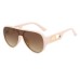Fashionable and versatile sunglasses large frame one piece toad mirror UV resistant personalized sunglasses for women Fashionable and versatile sunglasses large frame one piece toad mirror UV resistant personalized sunglasses for women