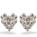 Luxury Heart Rhinestone Clip Earrings No Piercing Women Vintage Large Crystal Clip Earrings Fashion Jewelry Gift Party Wedding