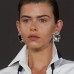 New Fashion Square Clip Earrings No Hole Wedding Jewelry Women Large Clear Crystal Rhinestone Clip on Earrings Ear Women
