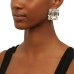 New Fashion Square Clip Earrings No Hole Wedding Jewelry Women Large Clear Crystal Rhinestone Clip on Earrings Ear Women