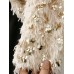 Sequin feather atmosphere long sleeved top for women