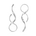 New alloy earrings exaggerated earrings female fashion niche curved lines