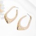 Irregular hollow alloy, personalized and trendy design, light luxury, versatile for daily use