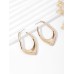 Irregular hollow alloy, personalized and trendy design, light luxury, versatile for daily use