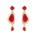 Geometric earrings, retro long water drop earrings, exaggerated earrings for women