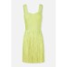 Tight shoulder strap tassel mini dress