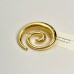Gold spiral brooch high-end luxury temperament vortex brooch pin