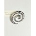Gold spiral brooch high-end luxury temperament vortex brooch pin