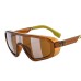 Fashion Shield Visor Mask Sunglasses Women Men Oversized Windproof Sun Glasses One Peice Big Frame Goggles Shades Sport UV400