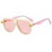 Men's trendy sunglasses with pilot frames for fashionable women