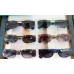 Fashionable metal men's cat-eye sunglasses, face-flattering small sunglasses