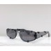 Fashionable metal men's cat-eye sunglasses, face-flattering small sunglasses