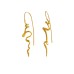 Fashionable abstract three-dimensional design earrings temperament female earrings hanging jewelry accessories gifts