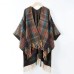 Warm air conditioning for autumn and winter is covered with a thick tassel split cape