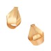 Diamond shaped water drop metal light luxury earrings
