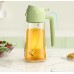 Oil spray bottle glass household kitchen leak proof oil bottle atomized mist filled edible oil container