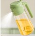 Oil spray bottle glass household kitchen leak proof oil bottle atomized mist filled edible oil container