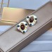 Handmade enamel French earrings, elegant women's palace style retro earrings