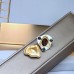 Handmade enamel French earrings, elegant women's palace style retro earrings