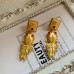 Medieval palace style goldfish exaggerated earrings