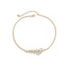 Geometric arrangement beaded pendant simple and niche imitation pearl necklace for women