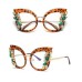 Diamond-encrusted personalized frame fashion sunglasses