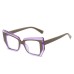 Glasses women's fashionable literary flat frames
