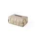 Double layered high-end woven tissue box dining table living room paper drawing box household hand wiping paper box minimalist
