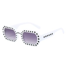 Personalized diamond inlaid sunglasses, small frame sunglasses, sunglasses for women