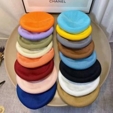 Hollow breathable thin beret British simple style painter hat temperament foreign style trendy hat