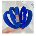 Klein Blue Velvet Headband Women's Face Wash Press Hair Bundle Hairpin