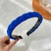 Klein Blue Velvet Headband Women's Face Wash Press Hair Bundle Hairpin