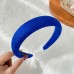 Klein Blue Velvet Headband Women's Face Wash Press Hair Bundle Hairpin