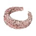 Sequin sponge wide edge headband