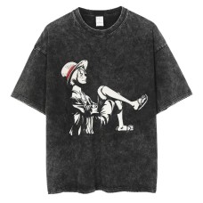 One Piece Luffy T Shirt Popular Japanese Anime Peripheral Cl