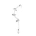 Gothic devil minions ear hooks for women punk dark alloy geometric ear bone clip ins fashion ear clip without pierced ears