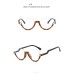 Fashionable diamond-encrusted anti-blue light glasses for women, trendy and personalized flat glasses