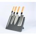 Foldable Magnetic Kitchen Knife Holder Wood Universal Cleaver Japanese Slicing Bone Knife Stand Storage Magnet Chef Knife Block